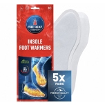 THE HEAT COMPANY Insole Foot Warmers 5 Pairs  Extra Warm 8 Hours of Warmth Size Medium