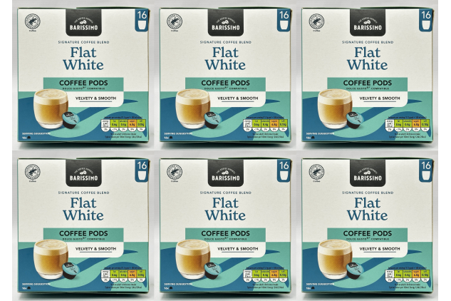 Barissimo Flat White Coffee Pods Dolce Gusto Compatible 96 Pods