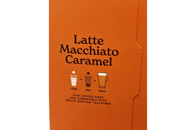 Barissimo Latte Macchiato Caramel Coffee Pods Dolce Gusto Compatible 96 Pods