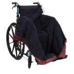 Days Wheelchair Cosy Fleece Lined Burgundy Size Small