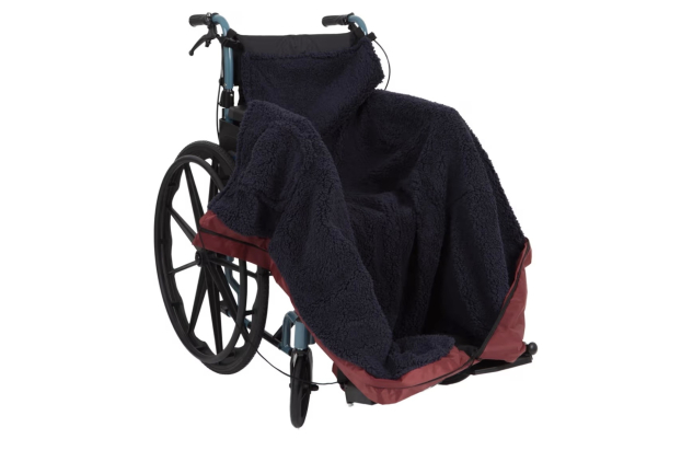 Days Wheelchair Cosy Fleece Lined Burgundy Size Small