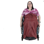 Days Wheelchair Cosy Fleece Lined Burgundy Size Small