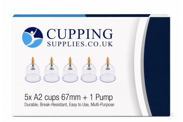 Cupping Supplies 5 X A2 Cups 67mm & 1 Pump