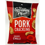 The Snaffling Pig Co Pork Crackling Habanero Chilli 8 x 40g