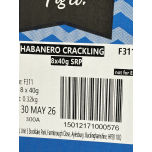 The Snaffling Pig Co Pork Crackling Habanero Chilli 8 x 40g