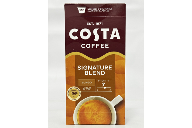 Costa Coffee Signature Blend Lungo Nespresso Compatible Pods 10 Capsules