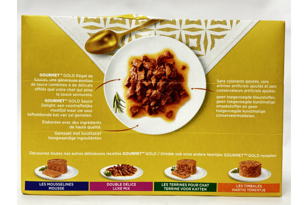 Purina Gourmet Gold Sauce Delight Cat Food Variety Pack 12 x 85g