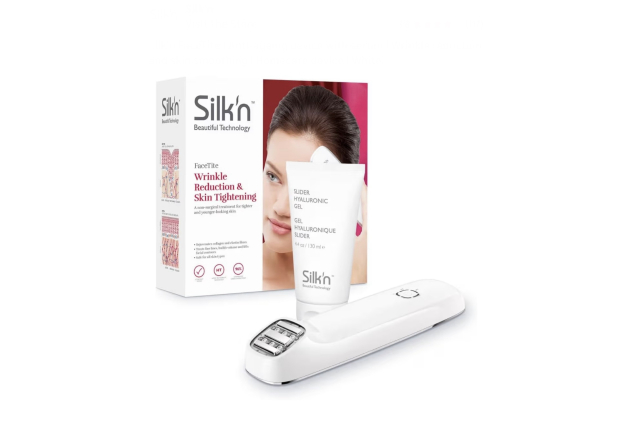 Silk'n FaceTite Anti-ageing device with serum I Wrinkle reduction and skin smoothing device White