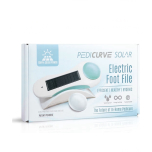 Electric Callus Remover Rechargeable Foot File for Hard Skin & Cracked Heels | USB & Solar Charging Pedicure Tool