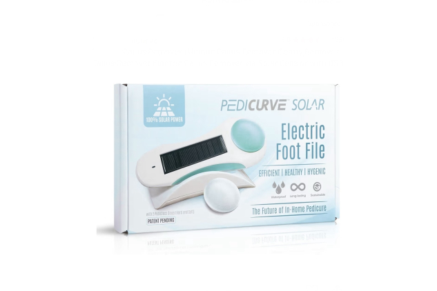 Electric Callus Remover Rechargeable Foot File for Hard Skin & Cracked Heels | USB & Solar Charging Pedicure Tool