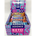 ADONiS Keto Mixed Box High Protein & Nut Bars 20 Bars 6 Flavours