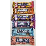 ADONiS Keto Mixed Box High Protein & Nut Bars 20 Bars 6 Flavours