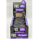 FUEL10K Double Chocolate Oat Square High Protein Bars 12 x 50g