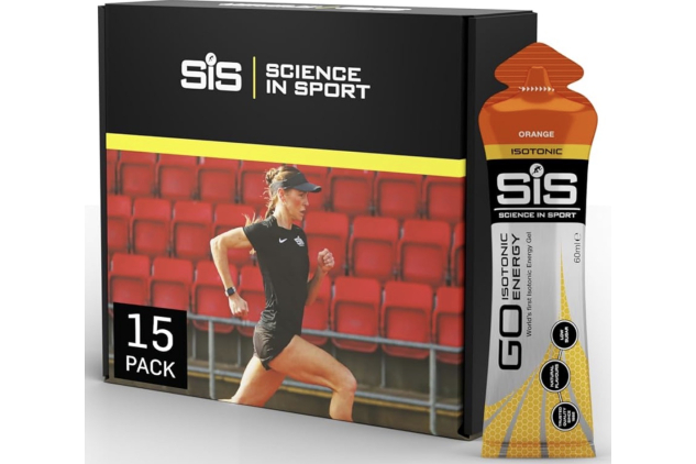 SIS Science In Sport GO Isotonic Energy Gel Orange 15 x 60ml