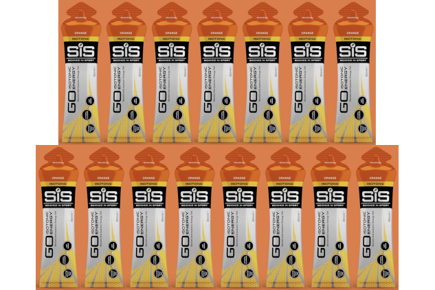 SIS Science In Sport GO Isotonic Energy Gel Orange 15 x 60ml