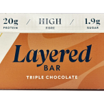Myprotein Layered Bar Triple Chocolate Protein Bars 24 x 60g