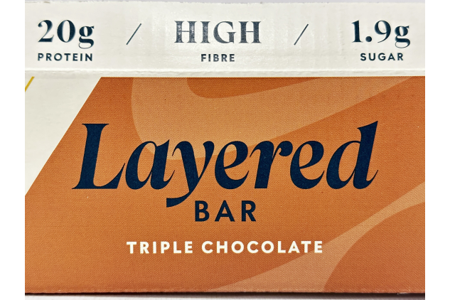 Myprotein Layered Bar Triple Chocolate Protein Bars 24 x 60g