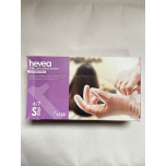 Hevea Vinyl Disposable Gloves Powder Free 100 Pack Size Small
