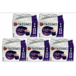 Tassimo Cadbury Hot Chocolate Pods 5 Packs 50 Drinks Total