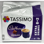 Tassimo Cadbury Hot Chocolate Pods 5 Packs 50 Drinks Total