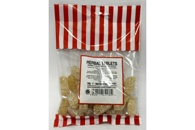 Herbal Tablets Flavoured Boiled Sweet 140g | Pick & Mix Sweets