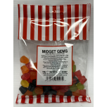 Midget Gems Assorted Fruit Flavour Gums 140g | Pick & Mix Sweets