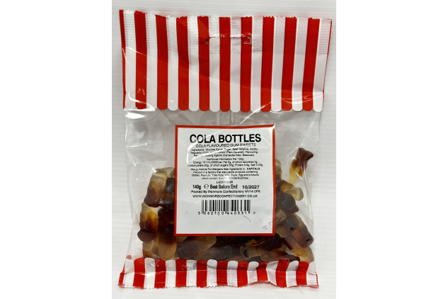 Cola Bottles 140g | Pick & Mix Gum Sweets