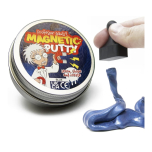 Professor Gauss Magnetic Putty with Skittle Magnet for Kids Science, Learning, and Fun Blue Goo