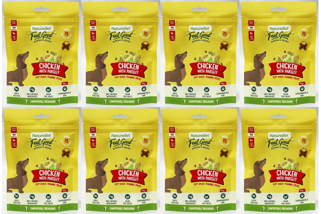 Naturediet Feel Good Chicken with Parsley Dog Training Treats 8 x 100g