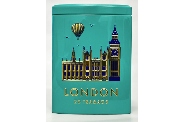 Ahmad Tea Colourful London Caddy English Tea No.1 20 Teabags 40g