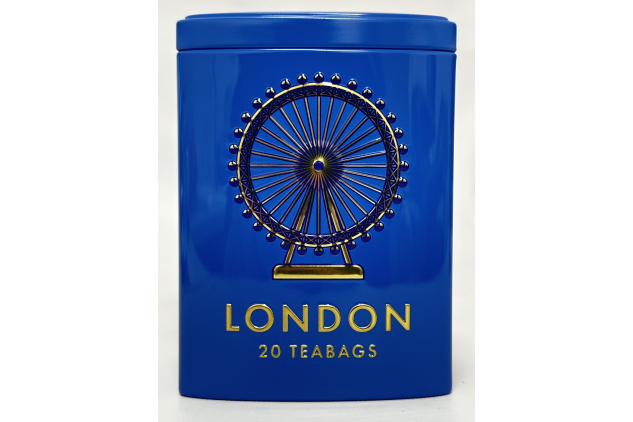 Ahmad Tea Colourful London Caddy Earl Grey Tea 20 Teabags 40g