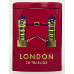 Ahmad Tea Colourful London Caddy English Breakfast Tea 20 Teabags 40g