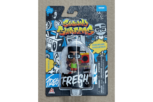 Subway Surfers Freestyle Fresh Collectable Figure with Sticker Top Run Series