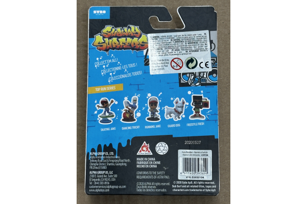 Subway Surfers Freestyle Fresh Collectable Figure with Sticker Top Run Series