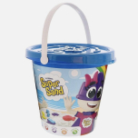 The Original Super Sand Sea Life Storage Bucket Blue 600g Sand & 4 Moulds