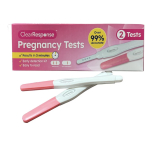 2 Pack Pregnancy Tests Strips Midstream Clear & Early Response Testing Kits for Family Planning with Accuracy Over 99%