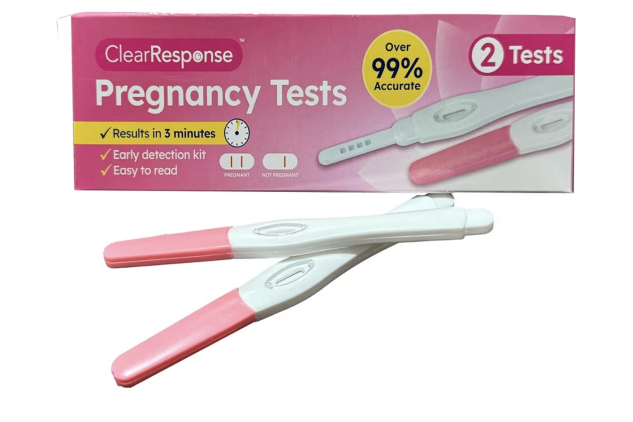 2 Pack Pregnancy Tests Strips Midstream Clear & Early Response Testing Kits for Family Planning with Accuracy Over 99%