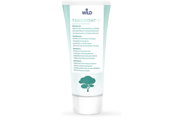 Tebodont-F Toothpaste with Fluoride for Daily Oral and Dental Care, Prevention 75ml