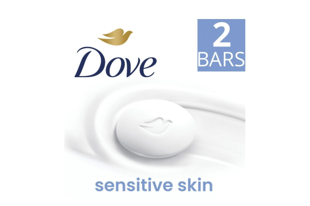 Dove Hypoallergenic Beauty Cream Bar 3 in-1 Cleanses 2 X 90g Bars