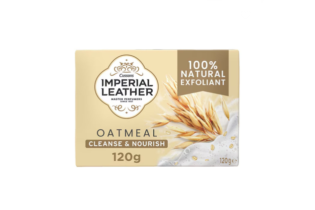 Imperial Leather Oatmeal Exfoliating Bar Soap 120g