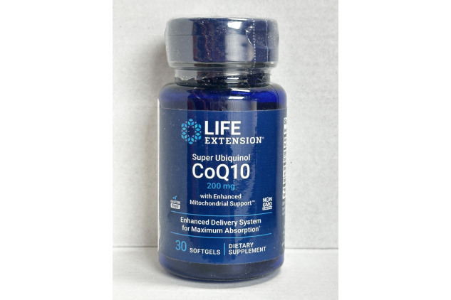 Life Extension Super Ubiquinol CoQ10 200mg 30 Softgels