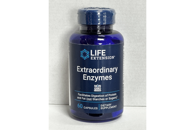 Life Extension Extraordinary Enzymes 60 Capsules Dietary Supplement