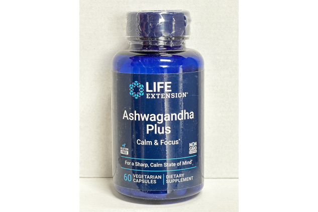Life Extension Ashwagandha Plus 60 Vegetarian Capsules