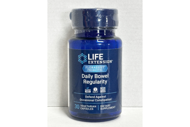 Life Extension Florassist Probiotic Daily Bowel Regularity 30 Vegetarian Capsules