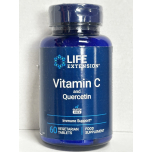 Life Extension Vitamin C and Quercetin 60 Vegetarian Tablets