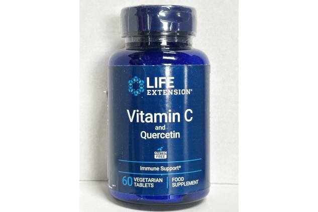 Life Extension Vitamin C and Quercetin 60 Vegetarian Tablets