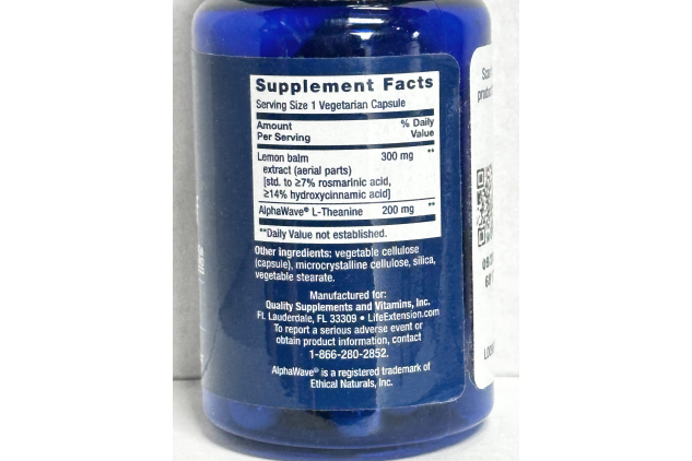 Life Extension Enhanced Stress Relief 30 Vegetarian Capsules