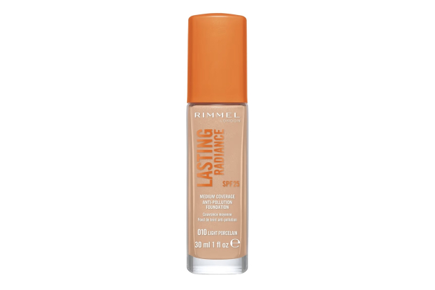 Rimmel London Lasting Radiance Foundation for Facial, 010 Light Porcelain 30ml