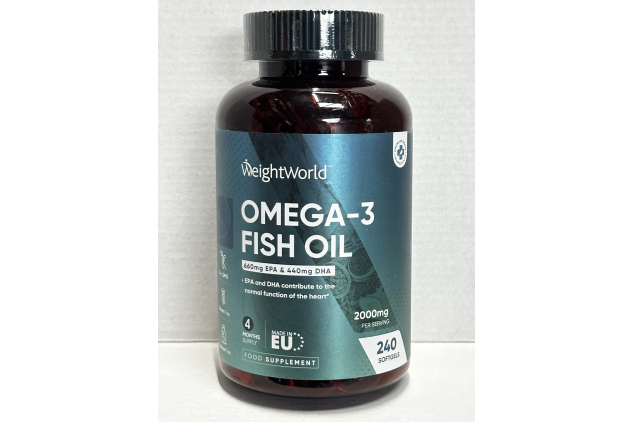 Omega-3 Fish Oil 2000mg 240 Softgels