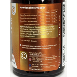 Certified Organic Turmeric with Ginger and Black Pepper 180 Capsules